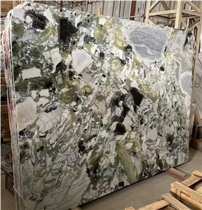 18Mm Polished Cold Jade Marble Slab Price 