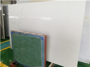 Artificial Silver Crystal White Marble  Prime Slabs 