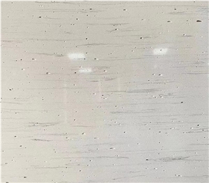  Terrazzo Building Material  White With Strips And Holes 