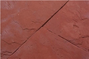 Agra Red Sandstone Slabs & Tiles, India Red Sandstone