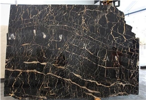 Black And Gold Marble Slabs, Pakistan Black Marble