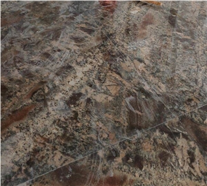 Granite Red Waves Brazil Granite Slabs For Kitchen & Floor