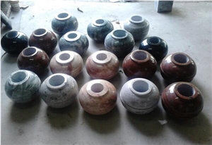 Granite Vase , Granite Flower Pot, Granite Urn Vaults