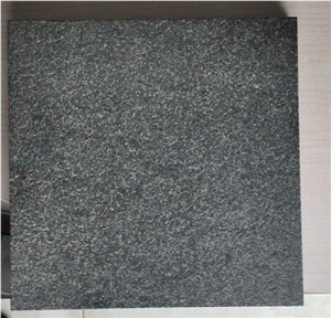 Hebei Granite Flamed Slabs China  Absolutely Black Granite