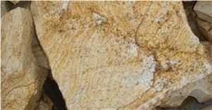 Miracema Quartzite Natural Wall Tiles, Brazil Yellow Quartzite