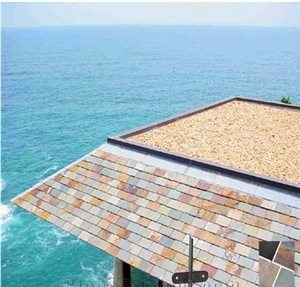 Slate Roof Repair, Multicolor Slate Roof Tiles