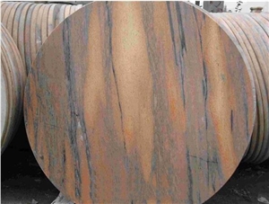 Wellest M108 Sunset Red Marble Table Top, Restaurant Top