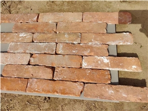 Red Clay Reclaimed Brick Pavers Exterior Garden Wall Pavers 