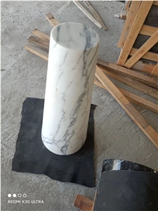Marble Dining Table Stand Statuario Coffee Table Pedestal