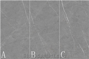Bulgaria Grey Marble Look Sintered Stone Slabs