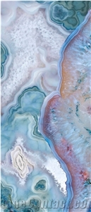 Coral Sea Crystal Glazed Sintered Stone Slab