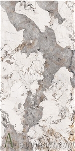 Pandora White Granite Look Sintered Stone Slabs