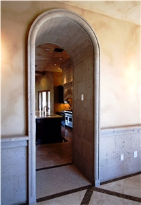 Beige Limestone Door Surround