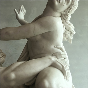 The Rape Of Proserpina White Marble