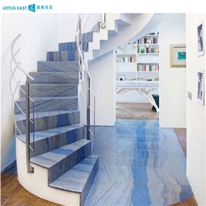 Brazil Blue Azul Macaubas Quartzite For Interior Wall Tiles