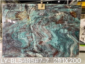 High Quality Polished Blue Velvet Quartzite