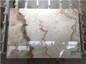 High Quality Polished Rainbow Onyx For Countertop Decoration