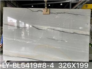 High Quality Polished Silver Shadow Marble For Decoration