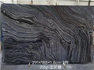 High Quality Polished Silver Wave Marble For Interior Wall