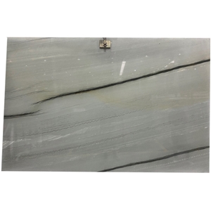 Polished Grey Quartzite Silver Shadow Quartzite Big Slabs