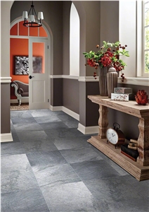Ostrich Grey Quartzite Tile 24X24 Gauged 0.6 Inch Floor Tile