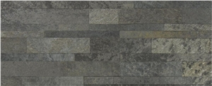Thin Green Slate Galaxy Black Quartzite Wall Panel 12X24