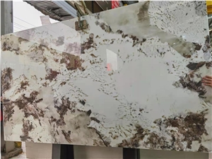 Bianco Antico Glass Crystallized Marble