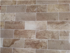 Coffee Travertine French Pattern Wall Tile Floor Tile Wall 
