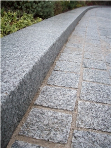 Grey Granite Paver Cubes Cobbles Paving Stone