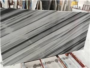 Sky Grey Marble Book Match