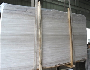 White Wood Grain Marble