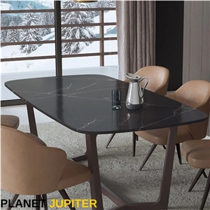 Black Marquina Marble Looks Table Top