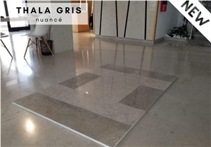 Thala Gris Limestone Floor Tiles, Slabs