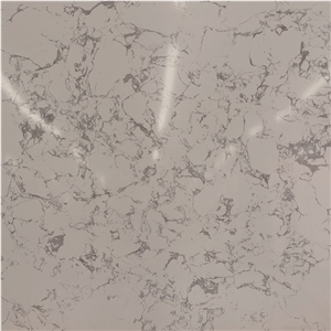 Carrara White Artificial Marble Engineered Stone Slab