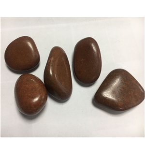 Wholesale Garden Decoration Natural Red River Pebble Stone