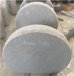 American Style Grey Granite G633 Upright Headstones