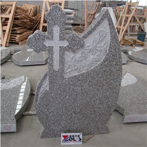 Romania New G664 Granite Cross Headstone