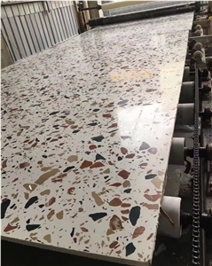 Inorganic Cement Colorful Terrazzo Slabs And Flooring Tiles 