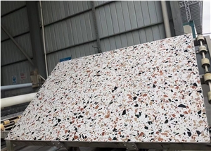 Inorganic Cement Colorful Terrazzo Slabs And Flooring Tiles 