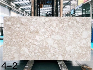 Beige Marble Montage Panel For Interior Wall And Floor Tiles