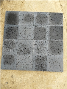 Chinese Grey Basalt Lava Stone Tiles For Outdoor Paving