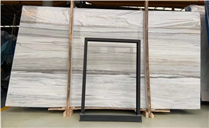 White Wooden Vein Marble Slabs Wall Panels And Floor Tiles