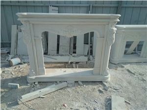 Modern Designs White Marble Fireplace Surround For Hot Sale