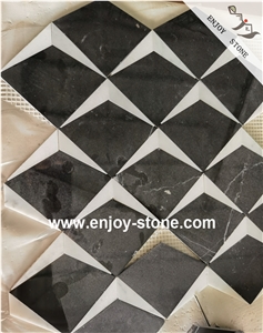 Marble Mosaic,Mixed-Color,Indoor&Outdoor Decor,Wall Covering