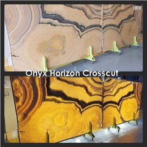 Onyx Horizon Crosscut Slabs