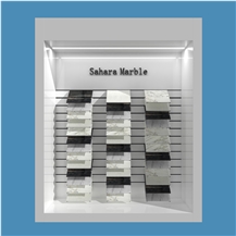 Marble Sample Display Cabinet, Stone Showroom Stand