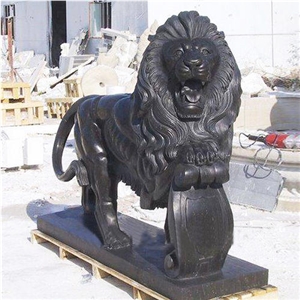 Hebei Factory Seller Landscaping Marble Lion For Garden