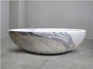 Milas Lilac Marble Bathtub Interior Design Project