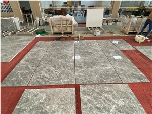 Keynes Grey Marble Slabs Ashy Grey Natural Marble Floor Tile