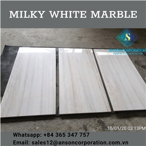 Big Sale Big Deal For Vietnam Milky White Marble Tiles